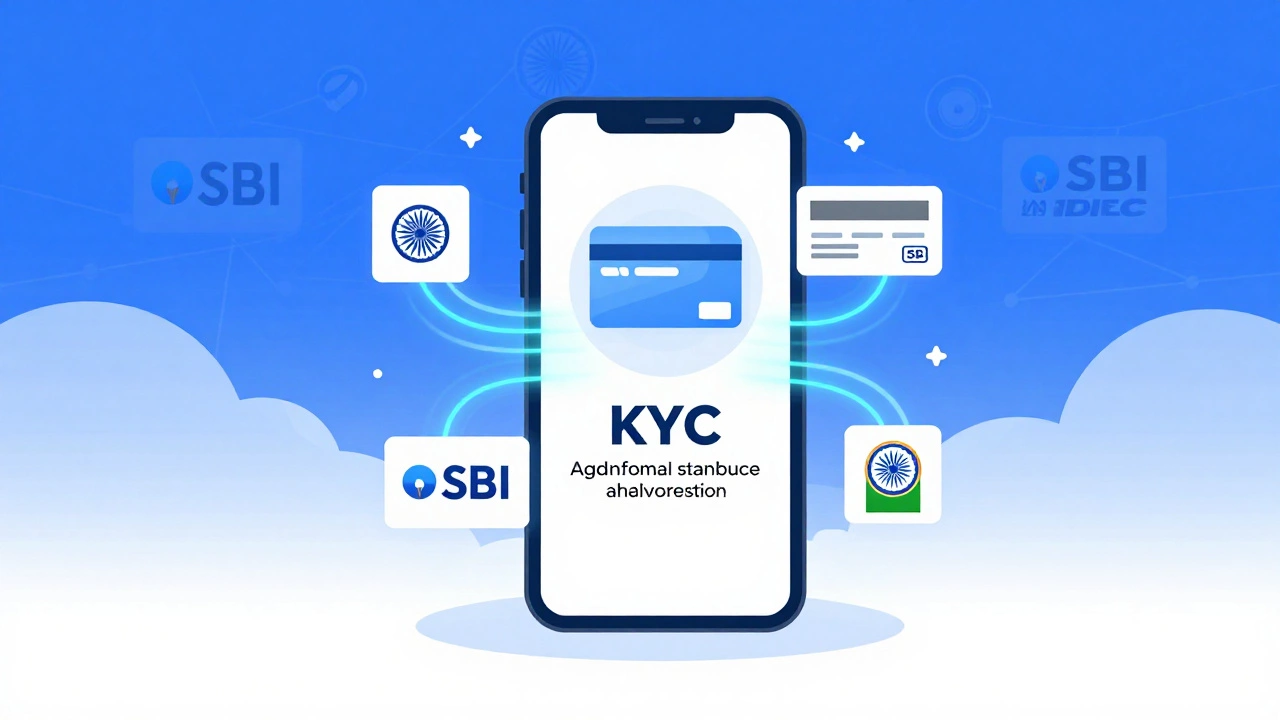 Illustration of Aadhaar-linked instant banking activation process