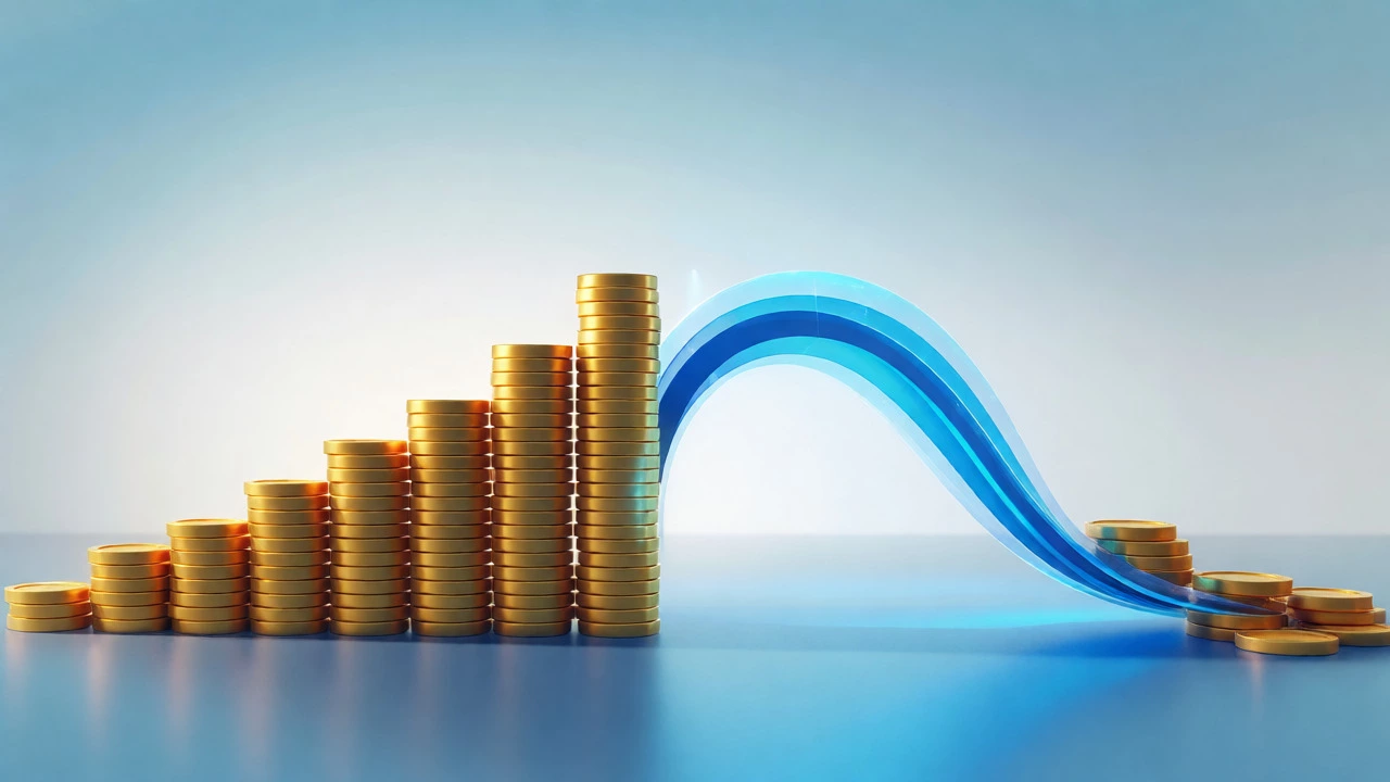 Visual comparison of flat rate versus reducing balance interest methods.
